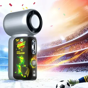 2026 Starry Sky Design & Soccer Theme High-Speed Handheld Cooling Fan, 100-Speed Turbo Fan, USB-Rechargeable, Portable Outdoor Fan, Mini Portable Cooling Gadget