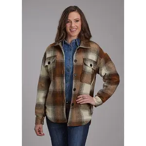 Roper Women's Plaid Flannel Shacket
