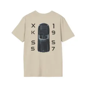 Classic Car Lover's Unisex T-Shirt - Vintage Jaguar, Automotive Gift, Retro Car Tee, Car Enthusiast Apparel