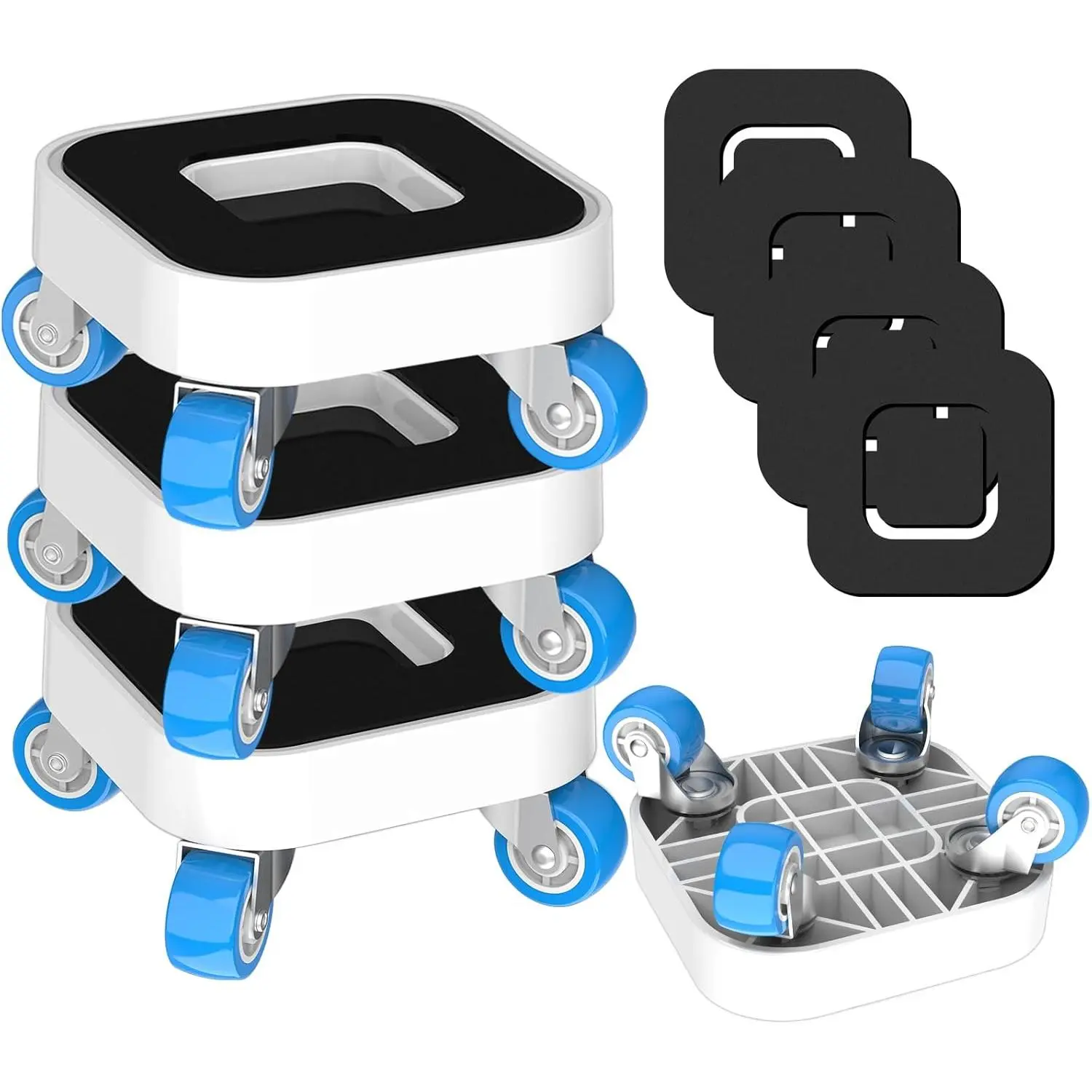Upgrade Furniture Movers with Wheels, Furniture Sliders with 360? Rotatable 1.25in Wheels, Furniture  for Moving Heavy Sofa, Bed, Load Capacity Up to 900lb