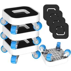 Upgrade Furniture Movers with Wheels, Furniture Sliders with 360? Rotatable 1.25in Wheels, Furniture  for Moving Heavy Sofa, Bed, Load Capacity Up to 900lb