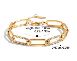 Mixed Oval Chain Bracelet