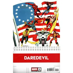 Daredevil #1 Bicentennial Calendar Hidden Gem 1:50