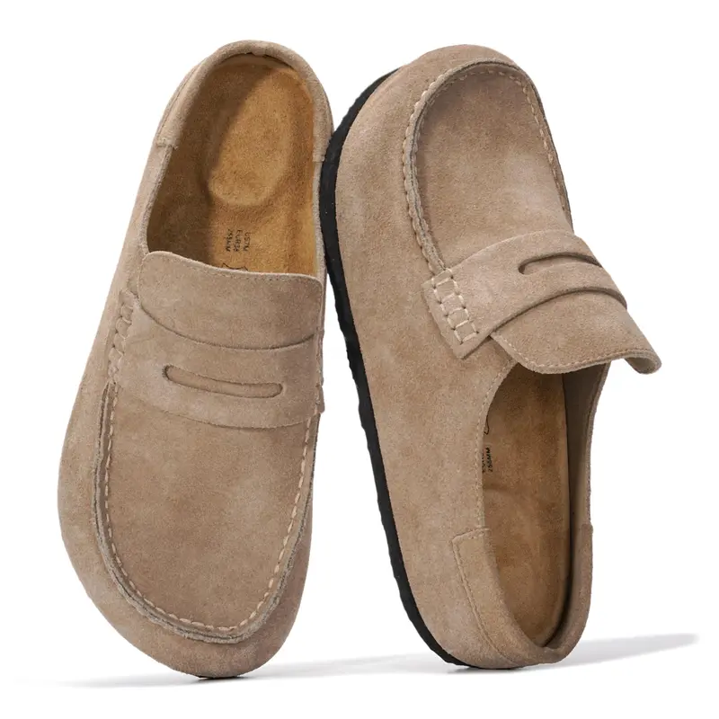 Project Cloud Women's Genuine Leather Clogs | Walking Shoes Footwear | Memory Foam | Lightweight Non-Slip – Haven