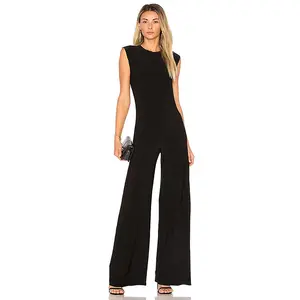Norma Kamali x Lifestyle Sleeveless Jumpsuit in Black