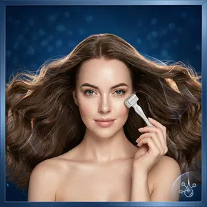 0.25mm Titanium Microneedle Derma Roller – Beginner-Friendly At-Home Skincare Tool