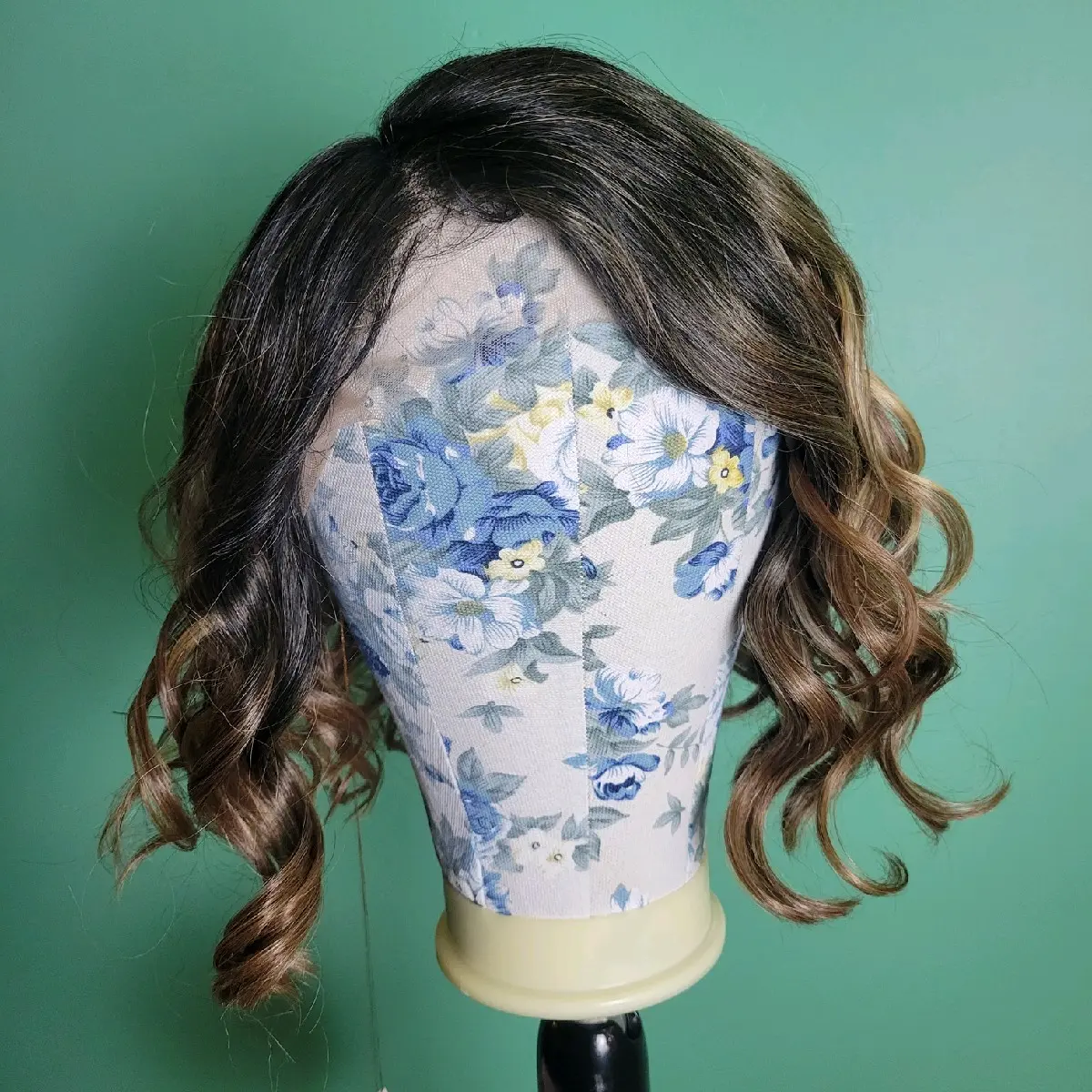 Honey l Curly Side Part Lace Front Synthetic Wig l [WigsNBeauty]