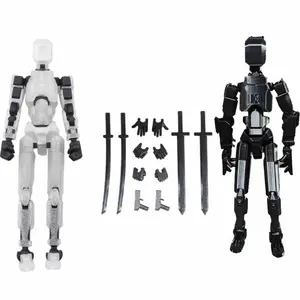 DIY Assembly T13 Dummy Action Figure | Titan 13 Lucky 13 Robot | Multi-Jointed Stick Bots for Stop Motion Animation