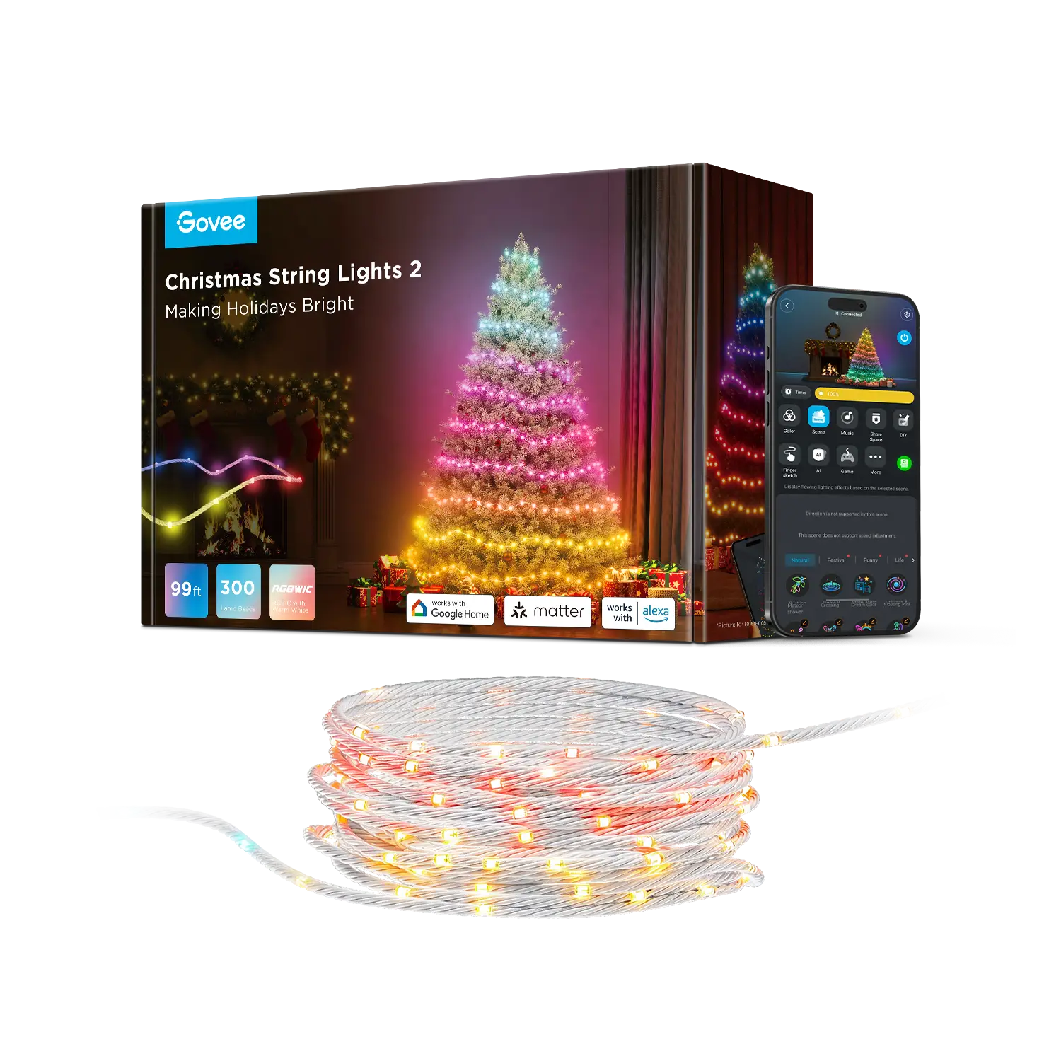 Govee Christmas Lights 2 #TikTokShopBacktoSchool