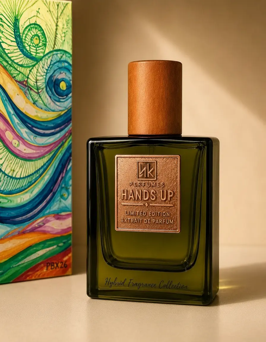 Hands Up Unisex Fragrance - 2026 50 ML HK Perfumes, All Seasons Liquid Rose Scent, Elevated & Luxury Packaged