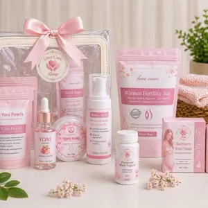Love Care Loveset Derasine Enfeksyon Kronik Organic Detox for Women Easy to Use Yoni Pearls & Fertility Tea Set