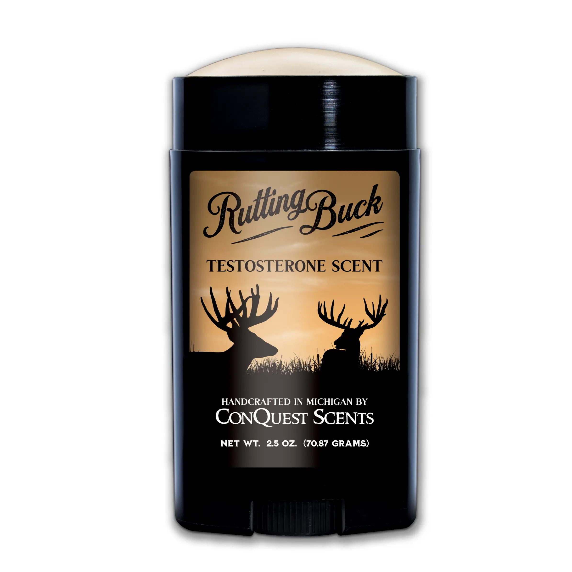 RuttingBuck Deer Scent Stick – Powerful Deer Attractant Scent for Pre-Rut, Rut & Post-Rut, Versatile Hunting Wax Stick, 2.5 oz