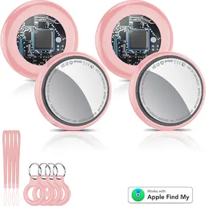 [Free Deliver] Tukio Tx02 GPS Tracker (iOS Only) Lucid tag for Cars & Pets - Mini Clear Design, Weatherproof Case, Anti-Lost Device, Works with Apple Find My (iOS Only), No Monthly Fees, IP67 Waterproof, Replaceable Battery Remote Bluetooth Protection