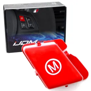 iJDMTOY Sports Red Performance M Side Push Button Replacement For BMW E90 E92 E93 M3