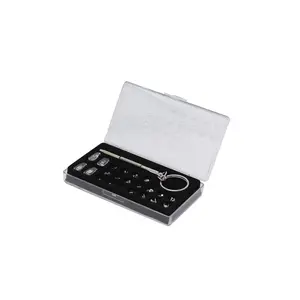 Eye See Premium Glasses & Sunglasses Repair Kit, Includes 5-in-1 Cross Screwdriver Tool, Screws, Nose Pads, Plastic Washers, Bolts, Screw Covers