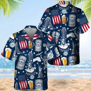 Busch Light Liberties Hawaiian Shirt