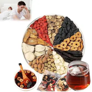 Kidney Tea Formula Ginseng Five Treasure Tea Combination Scented Tea Fight Treasure Tea Red Date Wolfberry Tea Men's Tea Health Tea Chinese Herbal Beverage