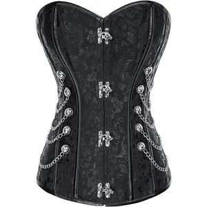 Elevate Your Gothic Style with This Overbust Bustier Corset
