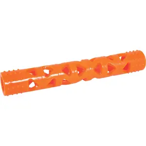Breathe Right Chuckit Canine Hardware Stick - Orange, Large Size, Set of 3, Durable Chew, Interactive Chew Dog Toy for Longer Runs