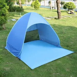 1pc Automatic Instant Pop Up Beach Tent, Lightweight Outdoor Beach Shade Sun Shelter, With Carry Bag