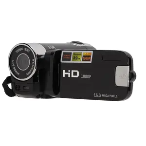 16x Digital Zoom 2.7-inch Color Display High-Definition Digital Camera Video Recording DV 1080P 16.0MP Black