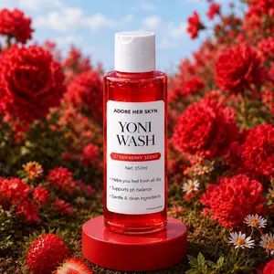 Strawberry body wash for gentle daily cleansing