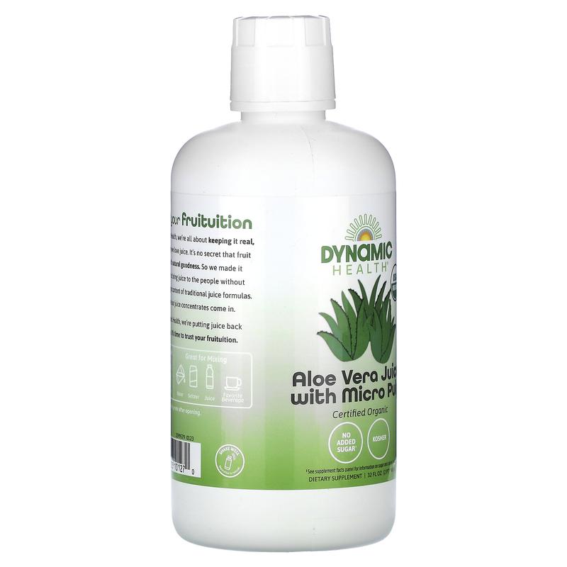 Dynamic Health Aloe Vera Juice with Micro Pulp, 32 fl oz (946 ml)