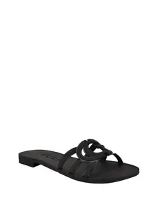 GUESS Female Elyho Jelly Cutout Slide Sandals