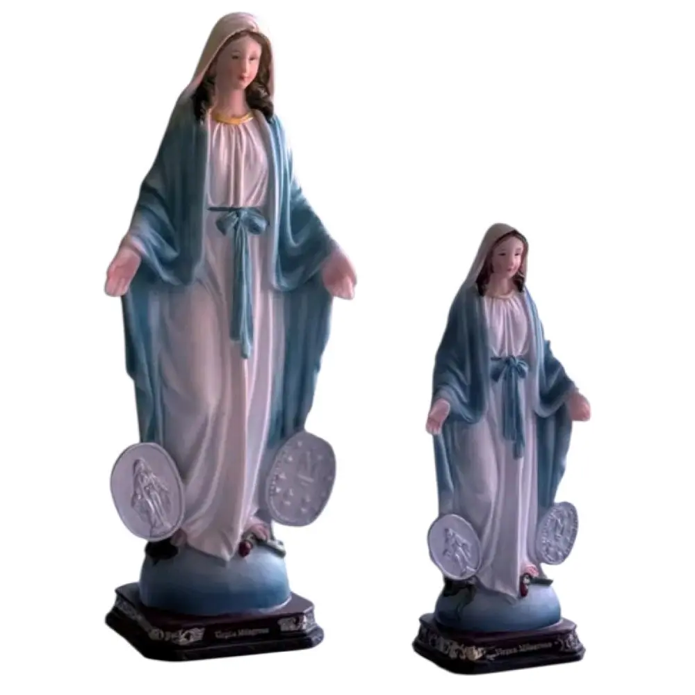 Virgen La Milagrosa 5"-36" Inches Tall Mother Mary Estatua Brand New Religious Religious art image, home decor, wall decor, church events, gifts Faith Devotional