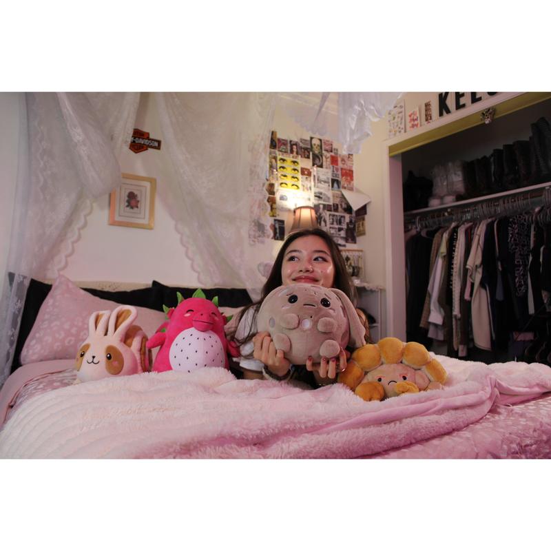 Core Four Plush Bundle - Luna, Peeko, Dulce, and Claude - Quirky Friends Set - Handcrafted Premium Soft Plush - 16 x 12 x 10 inches - CPC Certified - Perfect for Home Decor