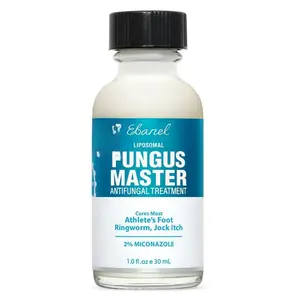 Ebanel Foot Fungus Treatment Extra Strength, Antifungal Cream with Miconazole, 1oz, 2oz