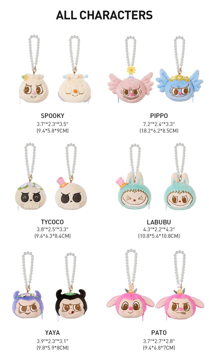 POP MART THE MONSTERS Party Series-Reversible Plush Blind box POP MART THE MONSTERS Party Series-Reversible Plush Blind box