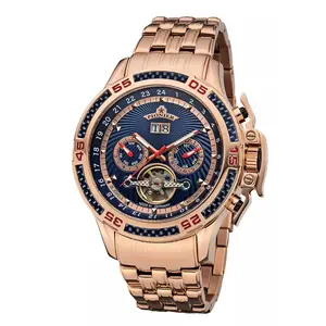 Amsterdam Pionier GM-515-11 | Rose | Made in Germany automatic watch