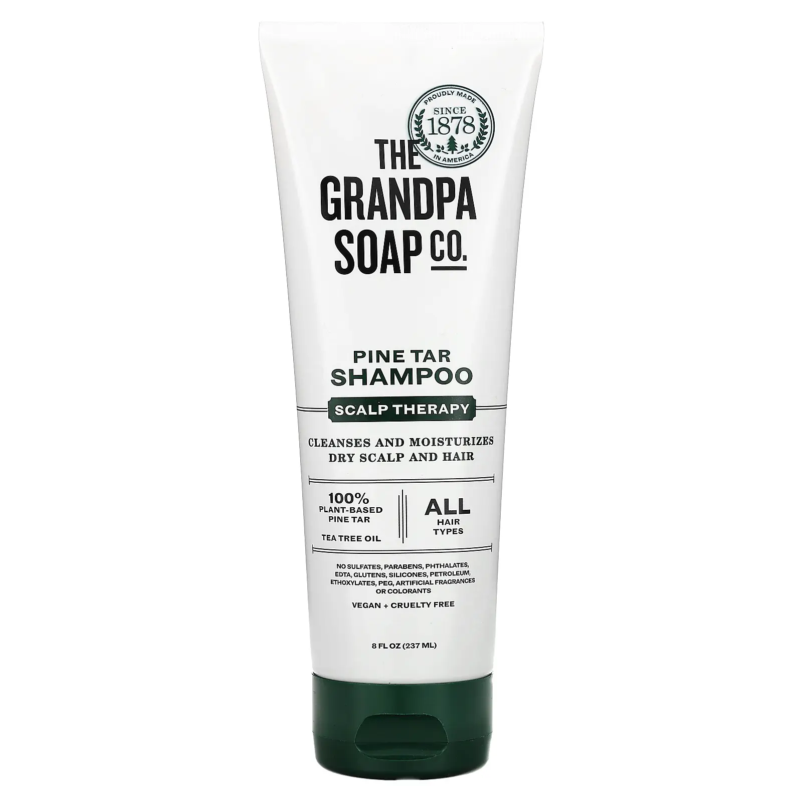 The Grandpa Soap Co. Pine Tar Shampoo, Scalp Therapy, 8 fl oz (237 ml) The Grandpa Soap Co. Pine Tar Shampoo, Scalp Therapy, 8 fl oz (237 ml)