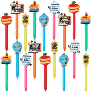 Teacher Pens 9/18pcs Funny Teacher Pens Office Gifts Ballpoint Pen Cute Writing Pen School Appreciation Gifts for Teacher Student Office Workers Volunteer Home Tutor, School Classroom Supplies, Easter Basket Essentials for Teacher