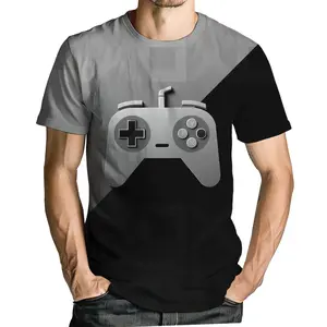 Unisex Retro Game Controller Graphic T-Shirt, Gamer-Inspired Casual Tee for Gaming Enthusiasts, Ideal for Game Nights, Conventions & Everyday Wear