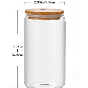 16oz glass cup  (not a snow globe)