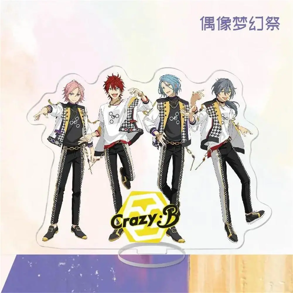 Anime Fan Gift HD Character Ensemble Stars Acrylic Stand Fashion Yuuki Makoto Hibiki Wataru Figure Model Plate Desk Decor Series