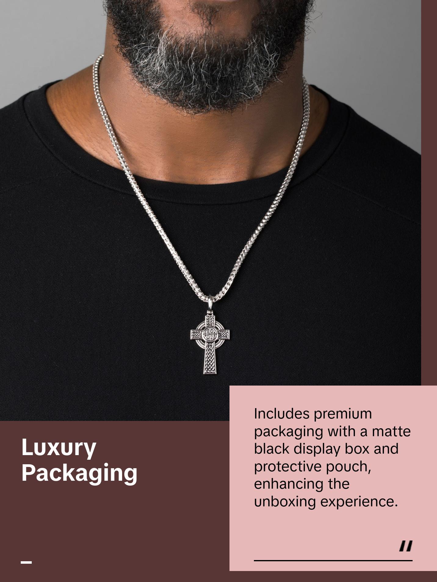 Celtic, Silver Cross Pendant