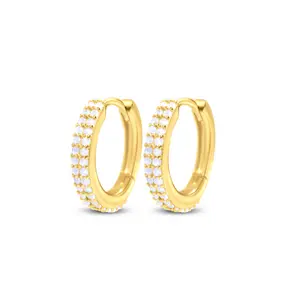 Double Pavé Hoops