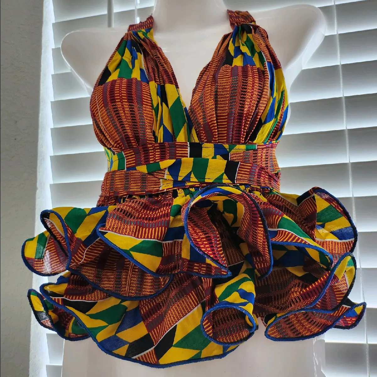 vintage Kente blouse