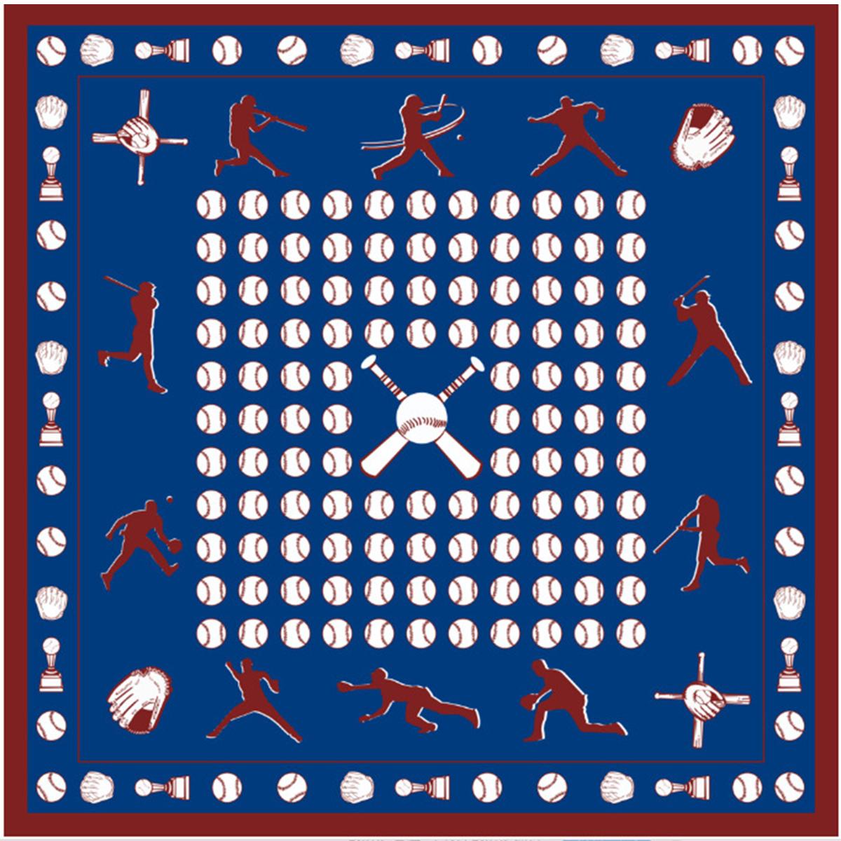 AWAYTR 22" Cotton Bandana for Men Women Football Match Sports Scarf Square Handkerchief Cowboy Bandanna for Ball Games Hanky