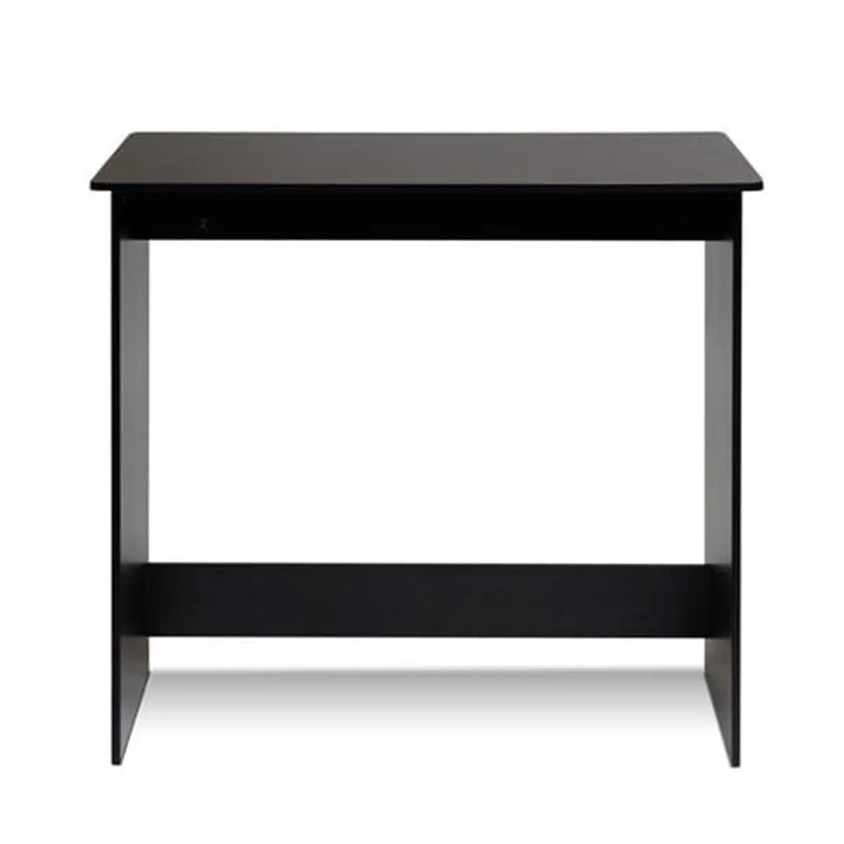 Furinno Simplistic Wall-Friendly Corner Study Computer Desk, Espresso Finish - 29.75 x 31.5 x 15.5 in., Shaped Desk, Computer Desks