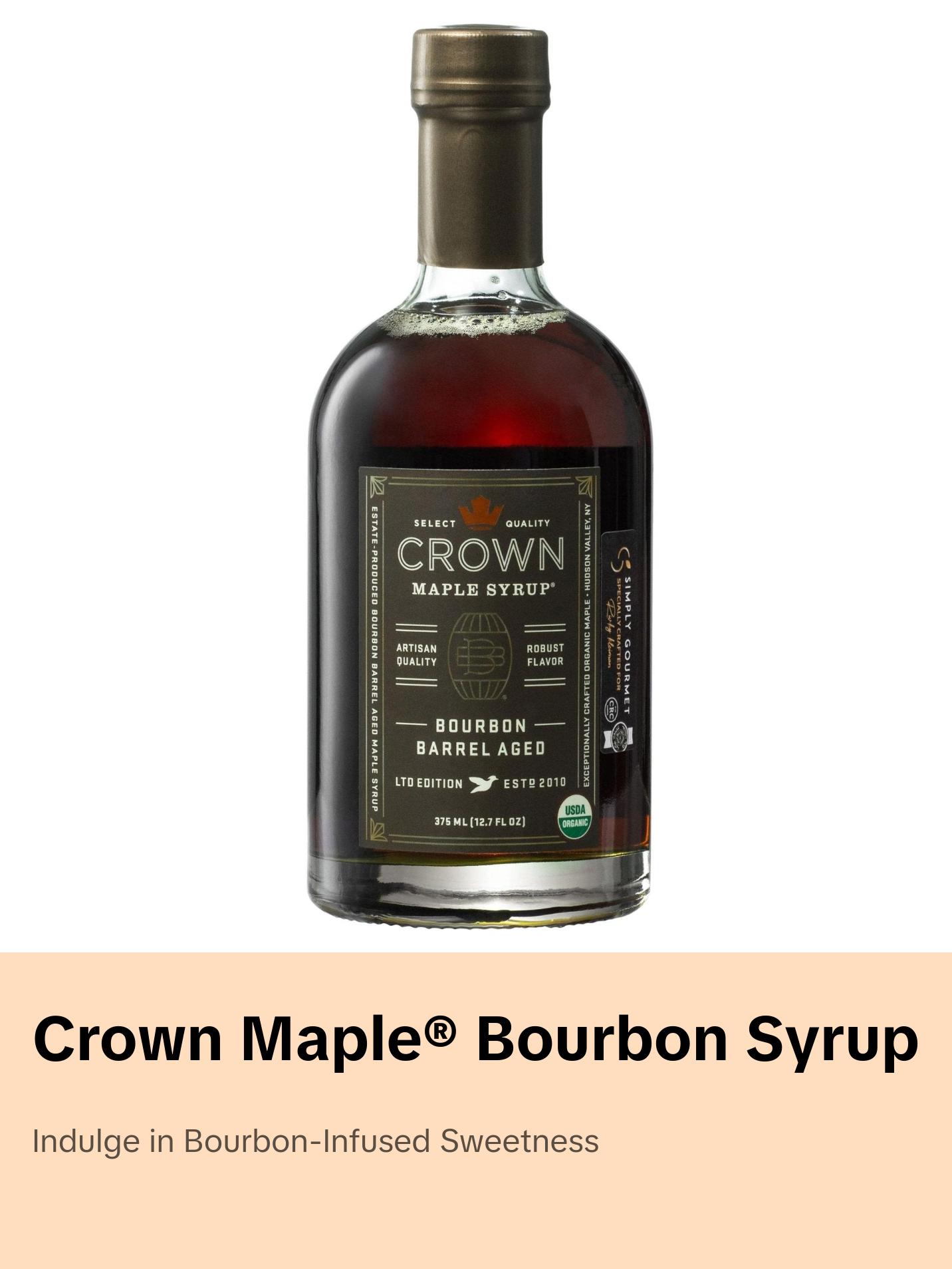 Crown Maple® Bourbon Barrel Aged Maple Syrup