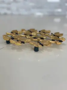 GOLD BUTTERFLY TRIVET