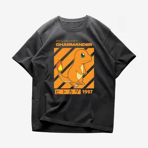 Charmander Shirt, Charmander Tee A59, Pokemon T-shirt, Anime Graphic Tee, Manga Fan Gift