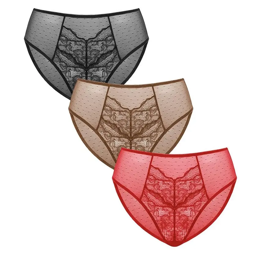 【3 Pack】HSIA Floral Soft Lace Comfortable Mesh High-Rise Brief Underwear TikTokShopBlackFriday 【3 Pack】HSIA Floral Soft Lace Comfortable Mesh High-Rise Brief Underwear TikTokShopBlackFriday