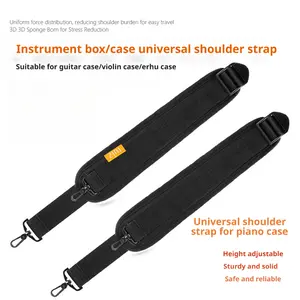 Guitar Case Strap Double Shoulder Strap Large Medium Small Violin Case Erhu Case Instrument Case Universal Thickened Lightweight Durable