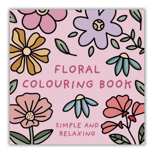 Halloweeen Gifts Floral Colouring Book (Simple and Relaxing Bold Designs for Adults & Children) Halloweeen Gifts(Simple and Relaxing Colouring Books)