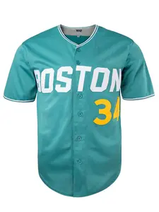 Men's Embroidered Light Baseball Cardigan, Breathable Sweat-Absorbing Button Sport Shirt, Casual Loose Fit for All Seasons, Lightweight Jersey, Sports Jersey